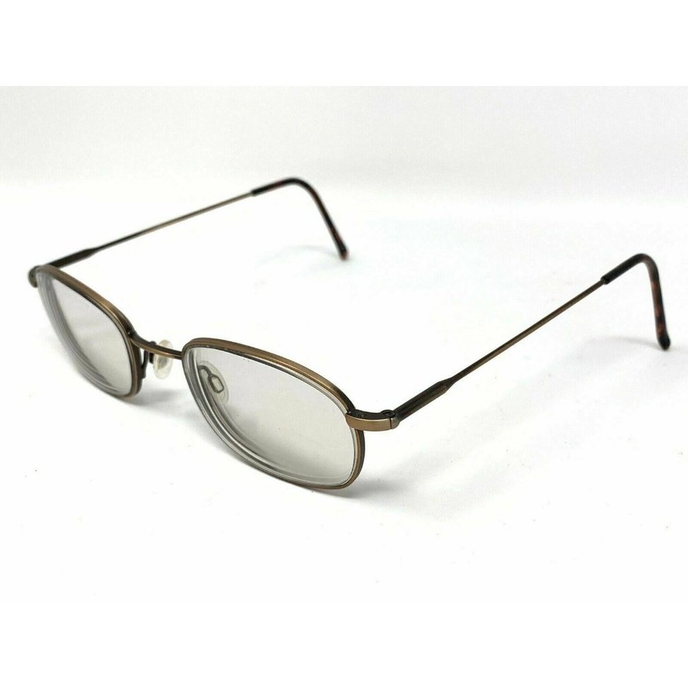 Marchon Superthin 47 Eyeglasses Frames Antique Br… - image 3
